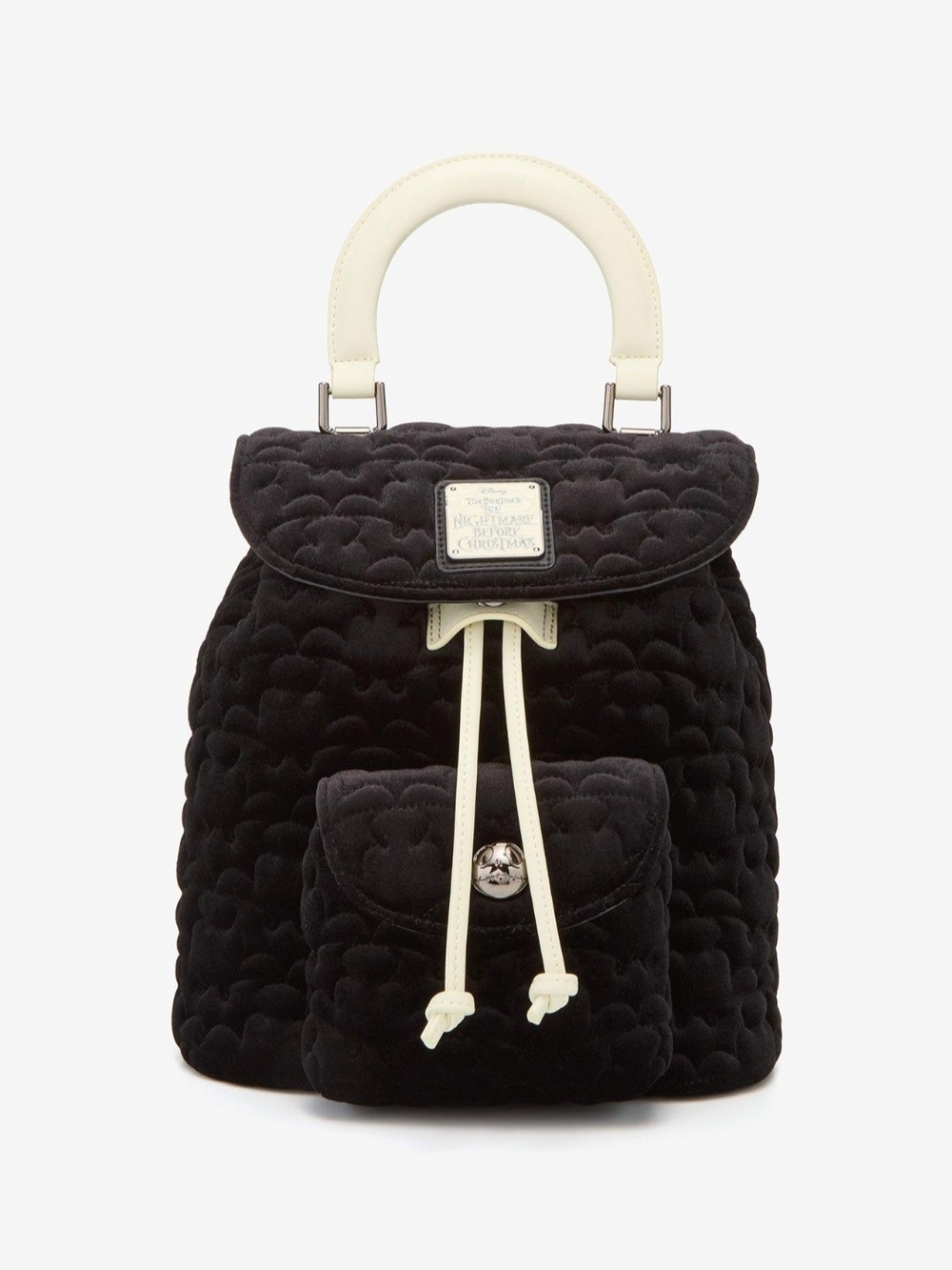 Loungefly Nightmare Before Christmas Black Quilted Mini Backpack - NWT Sealed